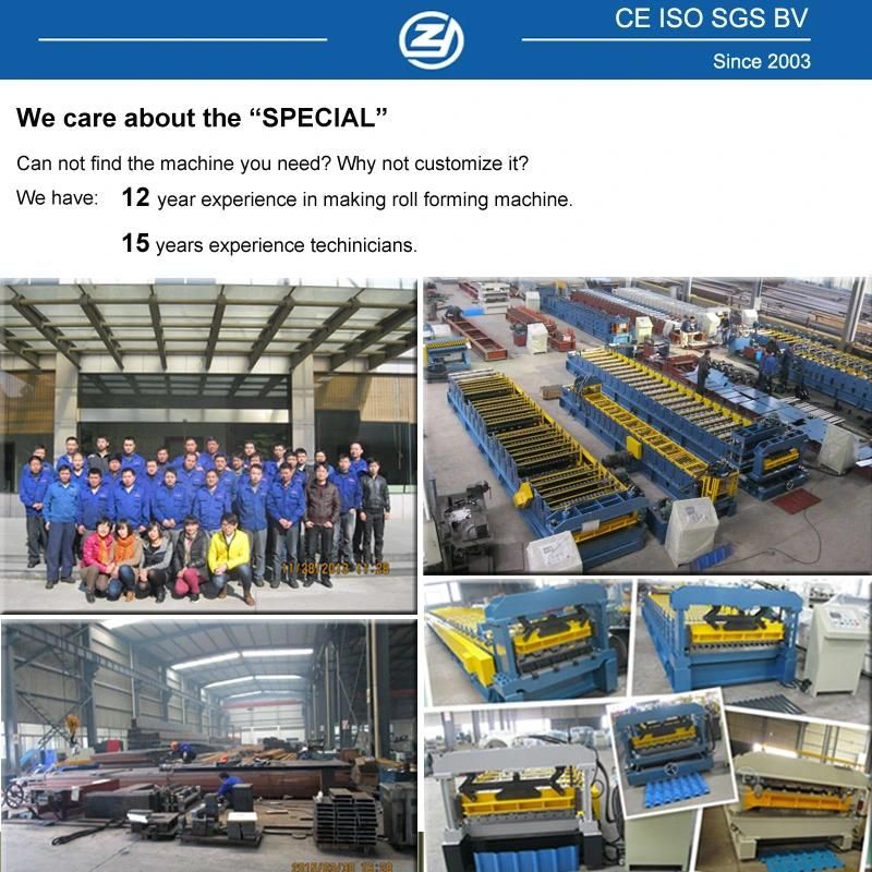 Construction Cold Roll Metal Trapezoidal Profile Trimdek Forming Machine with ISO9001/Ce/SGS/Soncap
