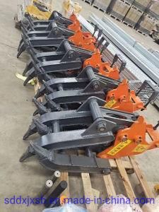 High Quaulity Performance Mechanical Heavy Style Rock Grapple for Excavator 24ton