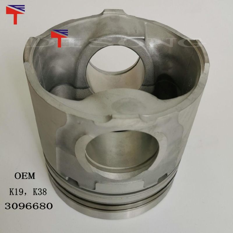 High-Performance Diesel Engine Engineering Machinery Parts Piston 3096680 for Engine Parts K19 K38 K50 Generator Set