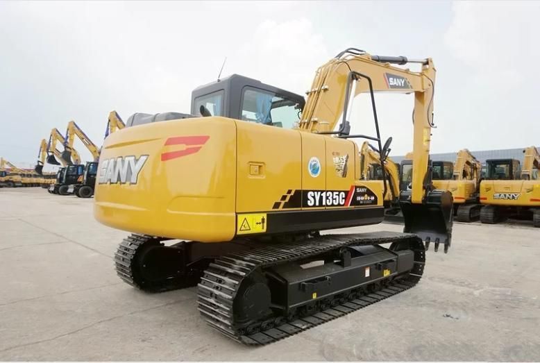 99% New Second Hand Super Powerful Multiple Use Excellent Performance Sany Mini Digger Hydraulic Crawler Excavator Sy135c Excavadora Usada Excavatrice