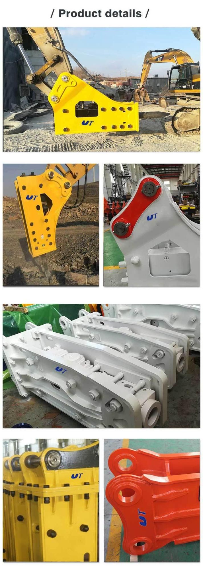 Hydraulic Side Type Rock Break Rock Hammer Excavator Hotsale