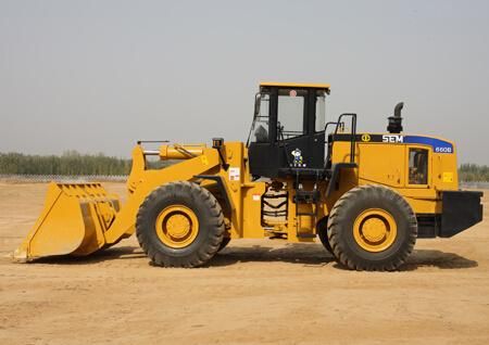 Shangong Sem655D Wheel Loader / 5 Tons Load Capacity + 3m3 Bucket / Weichai Engine 162kw
