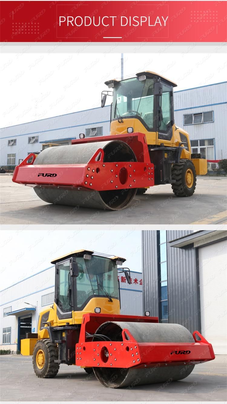 Construction Machine Vibrating Double Drum New Wheel Road Roller Price Fyl-D206