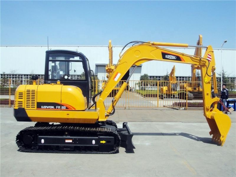 Lovol Fr60-7 Mining Machine Used Second Hand Crawler Excavator Big Digger Caterpillar Komatsu Hitachi 6 Ton Fr60 65 80 85 150 220 260 Excavators for Sale Fr60