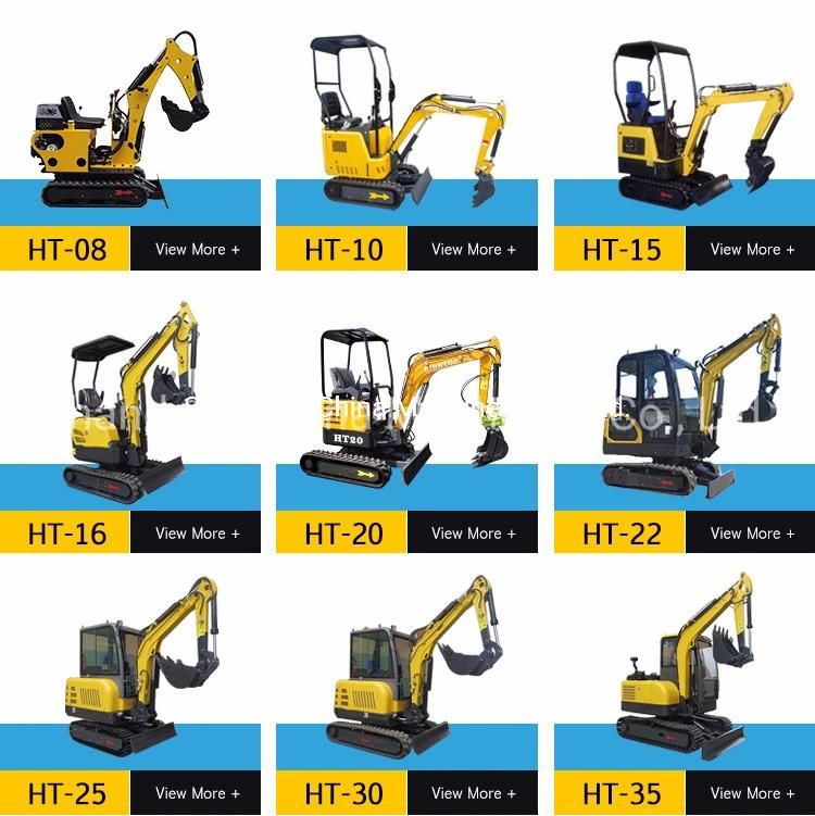 1000kgs Small Digger Mini Bagger Towable Backhoe Mini Excavator with Quick Hitch