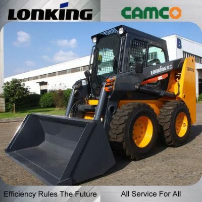 Chinese Front Wheel Loader Skid Steer Loader with Backhoe