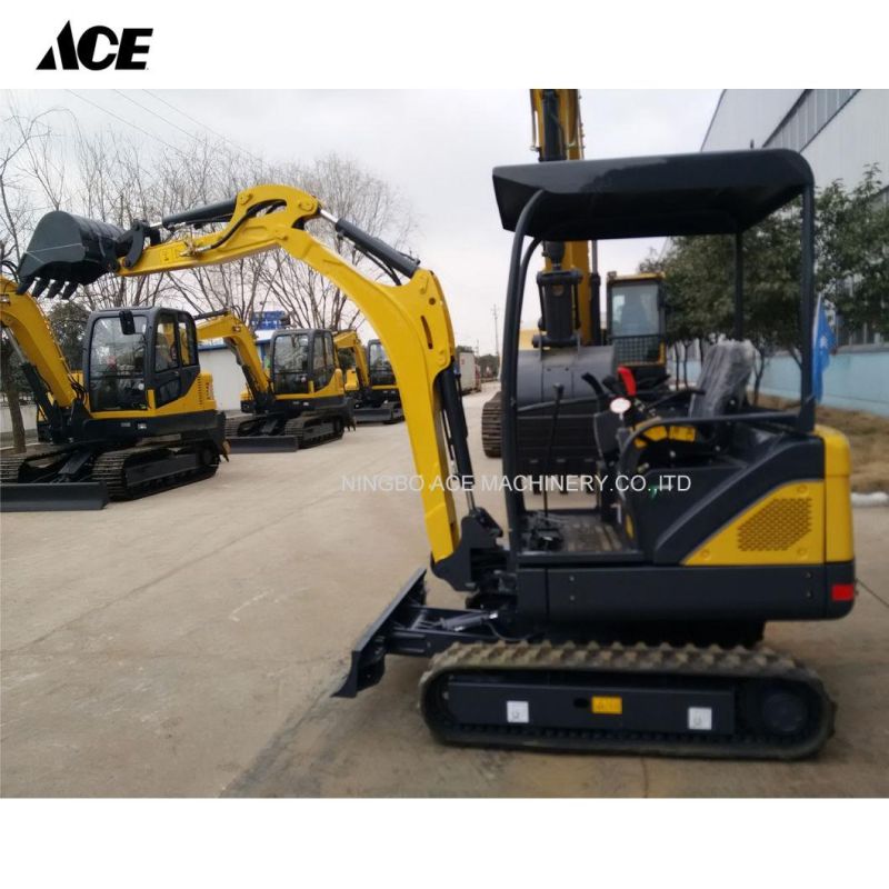 CT18-9d Hydraulic Multifunction Crawler Mini Excavator with Zero Tail and Retractable Chassis