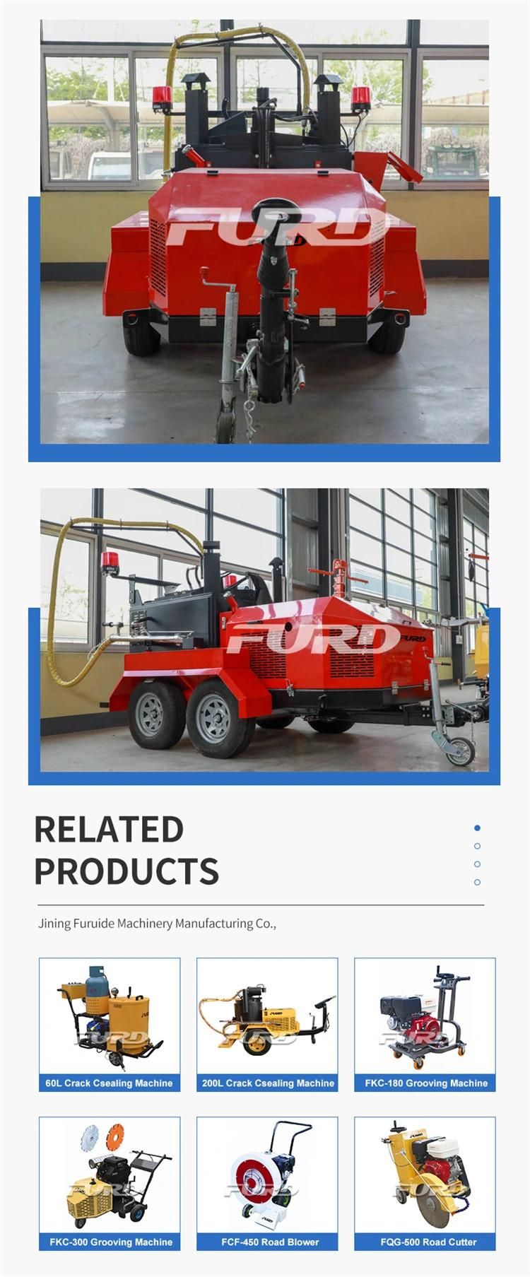 Large Capacity Trailer Asphalt Road Crack Sealing Machine with Good Price