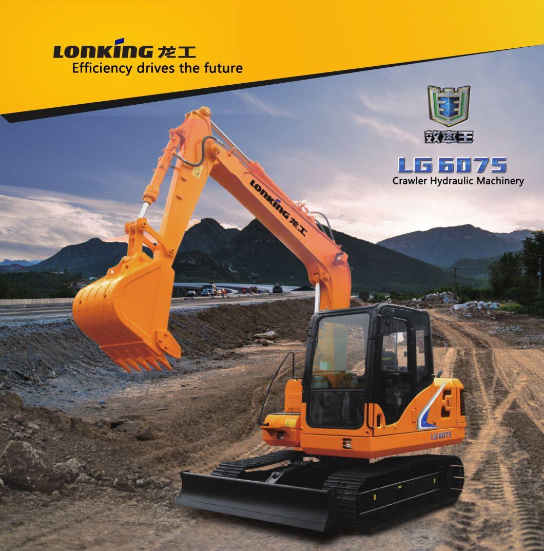 Lower Fuel Consumption and Less Noise Crawler Excavtor with Standard Yanmar 4tnv98 Engine