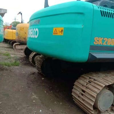 26t Cobelcoseries Sk260 Used Excavator Made in Japan Shanghai Cite China Wholesale Big Discount