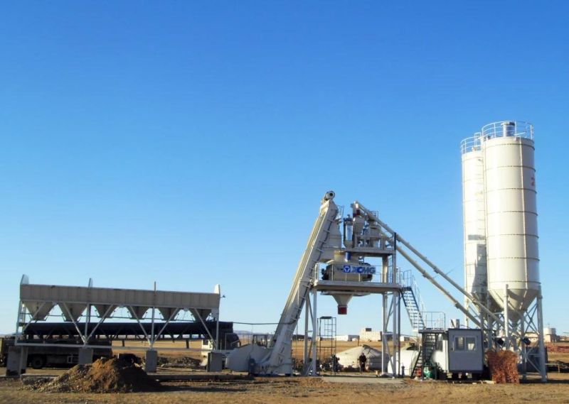 High Efficiency and Low Comsumpition 80t/H Concrete Mixing Plant