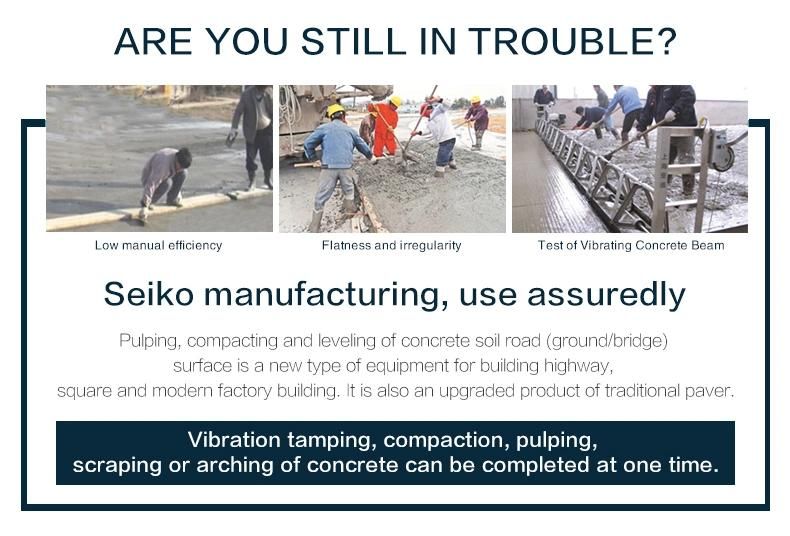 Concrete Machinery Gasoline Vibration Truss Screed