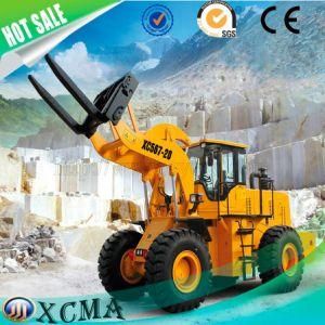 China Xcma Rate Load 20 Tons Stone Diesel Wheel Forklift Loader Manufacture