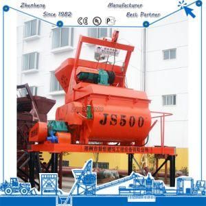 Automatic Js500 Twin Axis Concrete Mixer Sale in Nigeria Capacity 25m3/H
