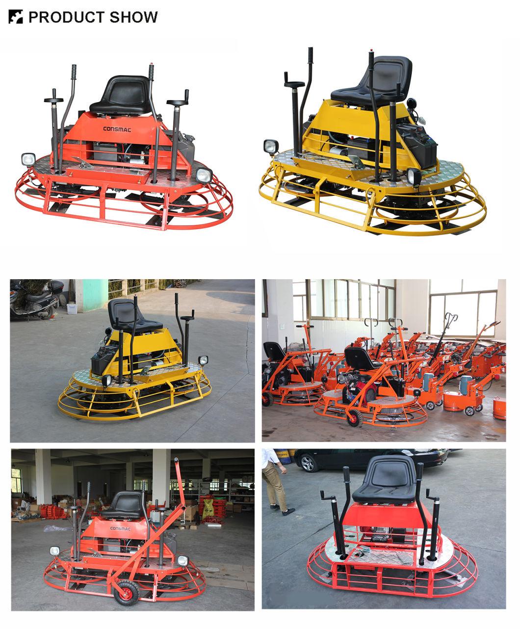 Ce High Quality Good Price Ride on Concrete Power Trowel with Construction