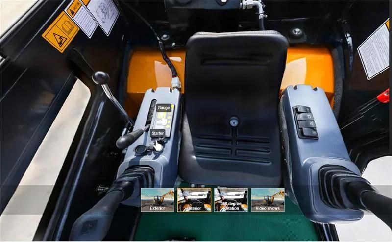 China Factory Supply Directly Ht20 Mini Crawler Excavator with Closed Cabin