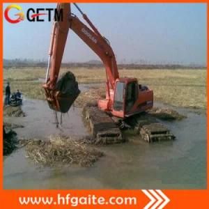 Workable in Seashore River Swam High Quality Walking Amphibious Excavator