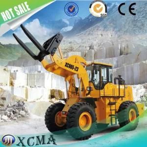 China Stone Mining Wheel Forklift Loader Machine Rate Load 23 Ton