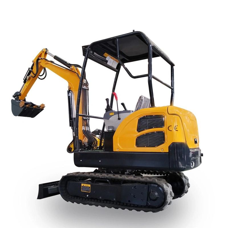China EPA Approved Family Use Ht18 1.8 Ton Diesel Engine Crawler Type Mini Excavator Digger Excavator for Sale