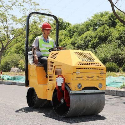 High Performance 800kg Small Full Hydraulic Double Drum Road Roller with Low Price