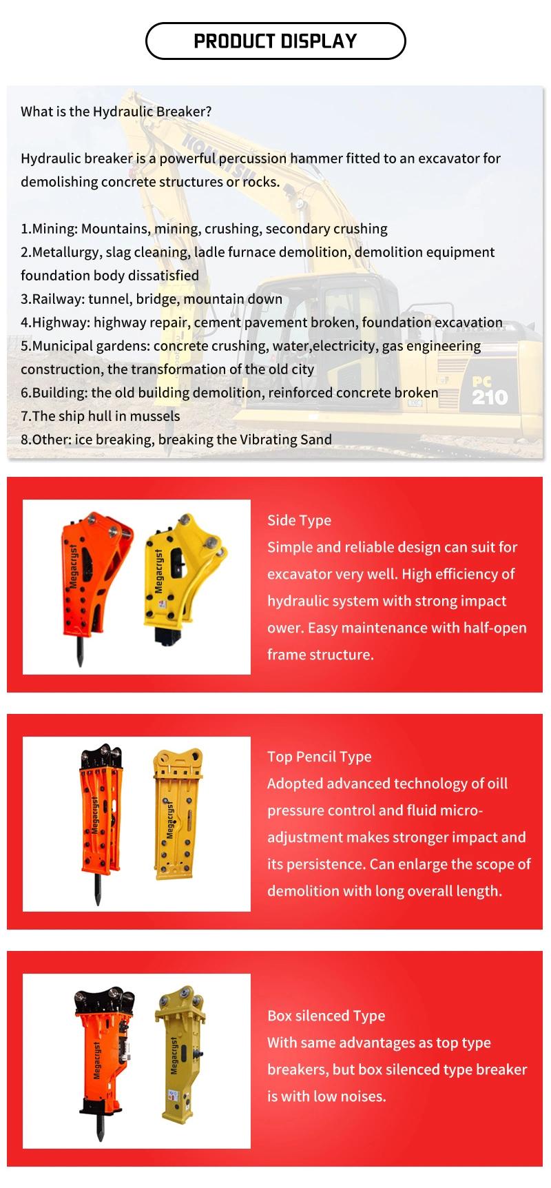 Professional Manufacture Cheap Popular Hydraulic Breaker Hammer Hydraulic Rock Breaker