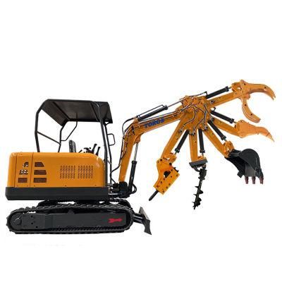 Hot Sale China Toros 3 Ton Backhoe Mini Hydraulic Crawler Excavator/ Te30/CE ISO EPA/ Strong Power for Farm Garden Construction