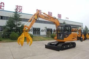 Crawler Excavator with Grab 9 Ton Crawler Excavator with Grab