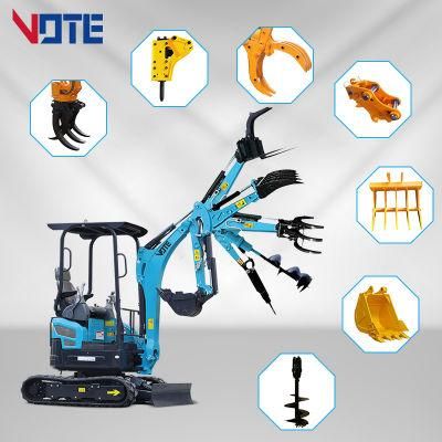 2021 New Trend Home Use Mini Excavators 2000 Kg 2.0 Ton CE EPA Mini Excavator with Competitive Price for Sale