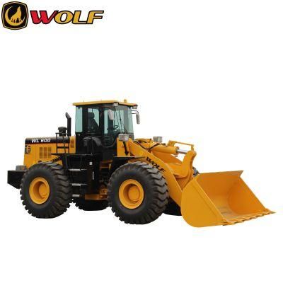 Hydraulic Steering Zl60 Construction Equipment Wheel Loader with CE