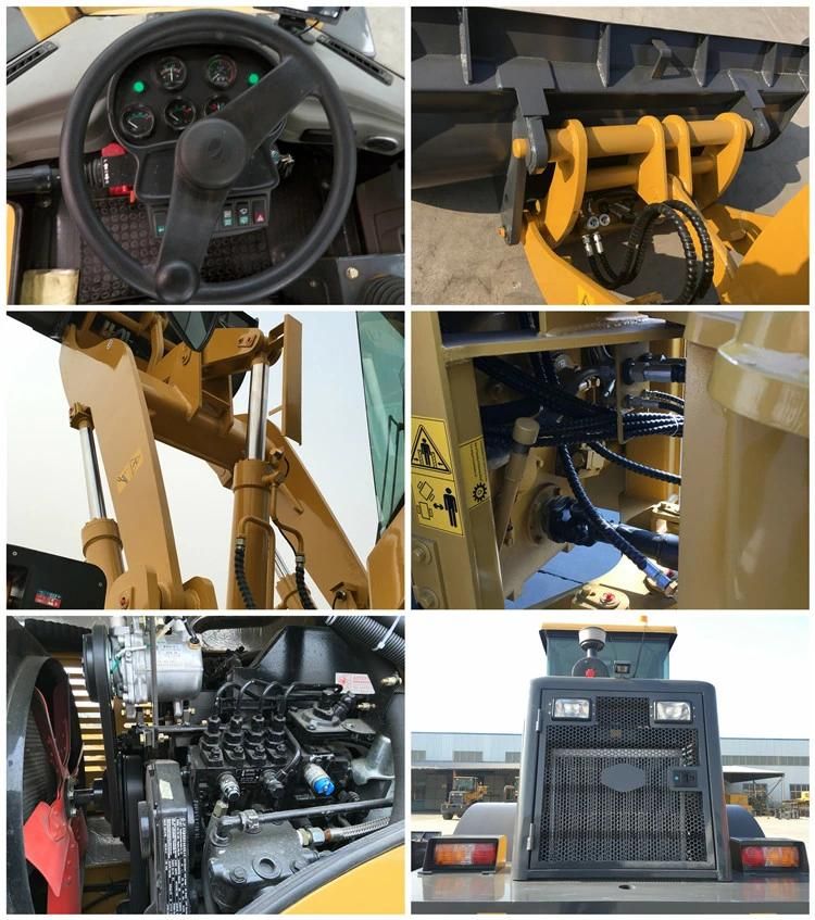 Hot Sale 2 Ton Wheel Loader with Joystick and Quickhitch