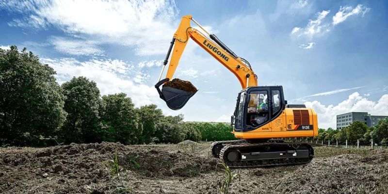 Liugong 913e 13 Ton Medium Crawler Excavator