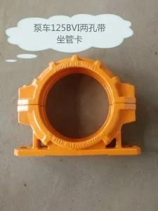 125BV1 Two-Hole with Seat Pipe Card Concrete Pump Clamp for Zoomlion