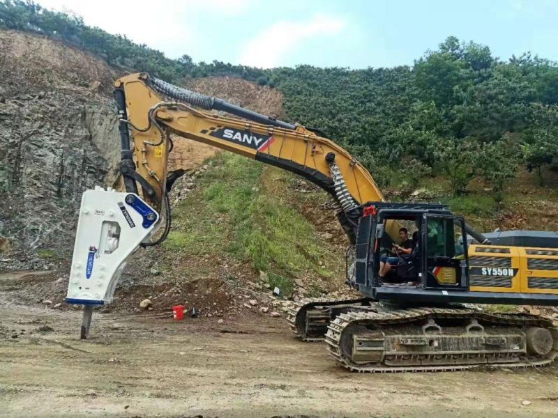Box Type Hydraulic Breaker Silence Type Side Type Jack Hammer Excavator Attachment