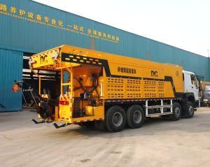 Road Construction Machinery Fiber Synchronous Slurry Sealer Truck