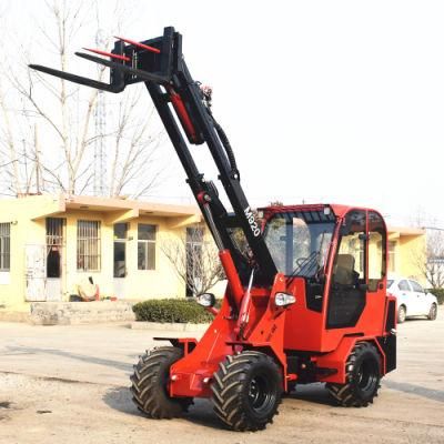 Euro-V Engine Mini Multifunctional Front Loader Telescopic Boom Loader for Sale