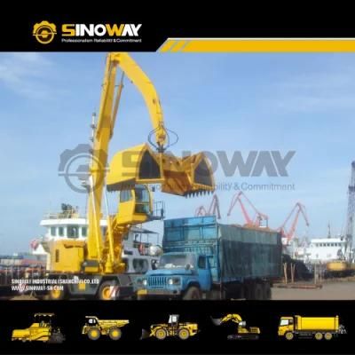 35 Ton Material Loading Machine with Hydraulic Scarp Grabber