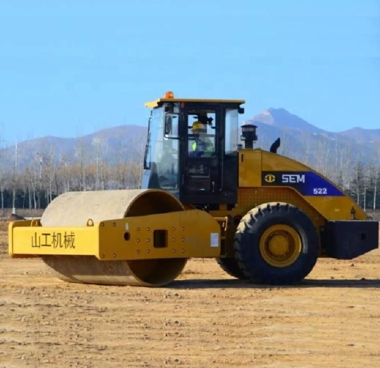 New Single Drum Soil Compactor Sem 8518 Low Price Road Roller