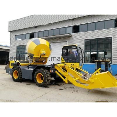 China Engine Self Loading Concrete Mixer for Sale