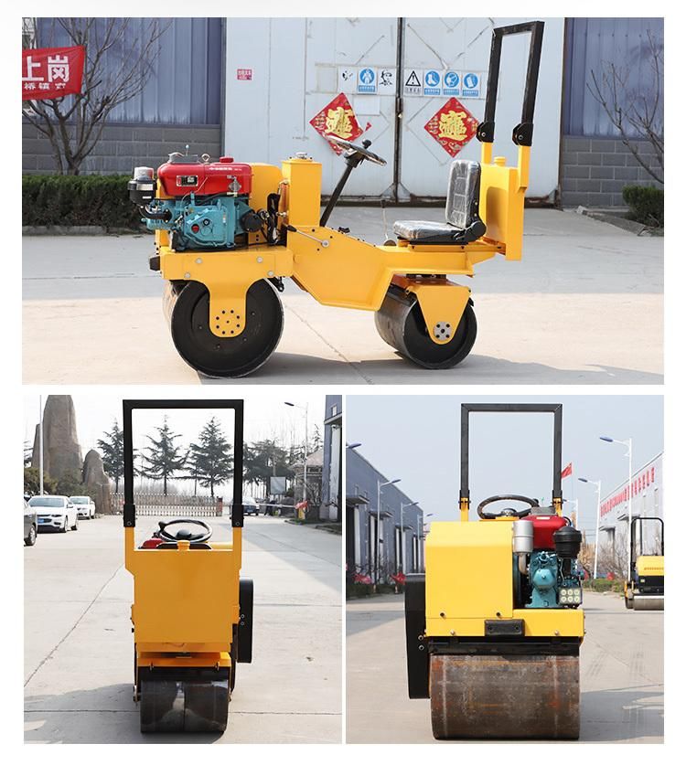 Concrete Road Paving Roller Construction Double Drum Road Machine