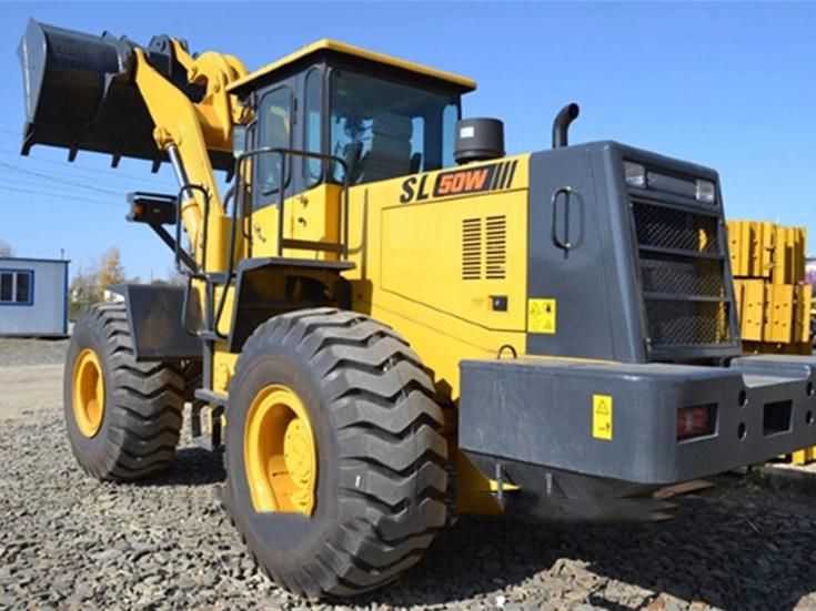 Shantui Front End Wheel Loader 5 Ton SL50wn with Pallet Fork