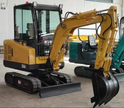 2.6t Mini Excavator Digging Excavator with Grapple Hong Kong