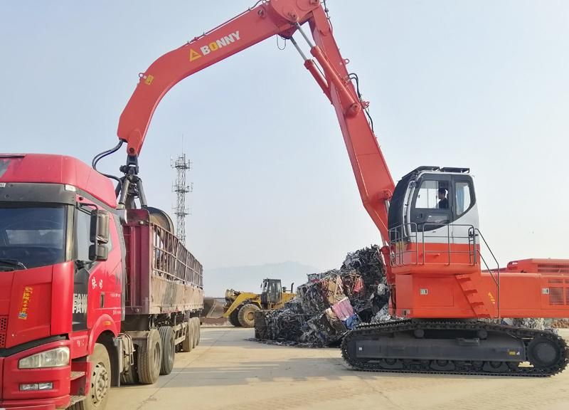 China Wzy48-8c Bonny 48 Ton Hydraulic Material Handler for Scrap Steel