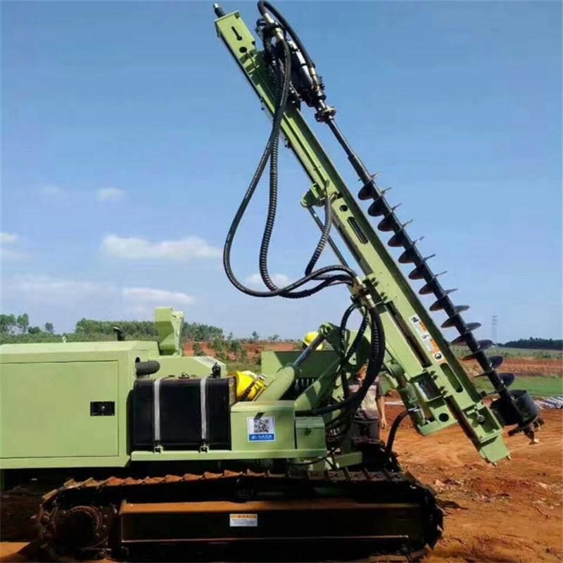 Ground Screw Drilling Rig Machines for Screw Auger Drilling