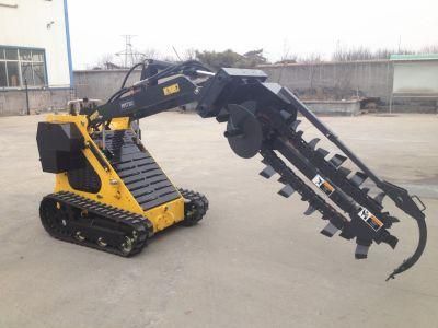 China Cheap Crawler Skid Steer Mini Loader with Attachments for Sale