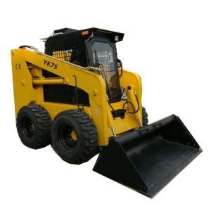 Yk75 Skid Steer Loader, 75HP, Loading Capacity 1050kg Wheel Type