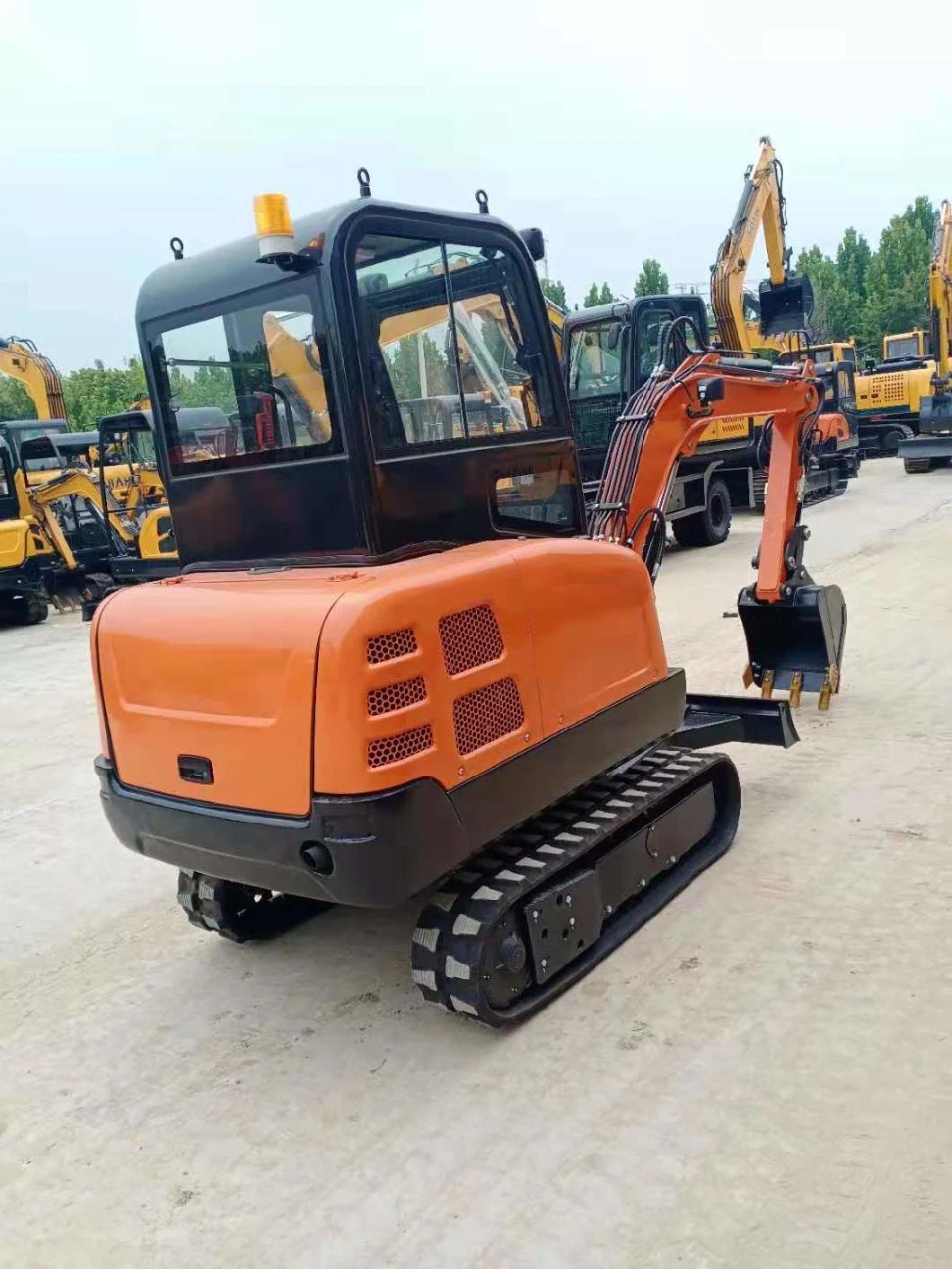 High Quality 2.0ton Mini Hydraulic Crawler Excavator with 0.05cbm Bucket