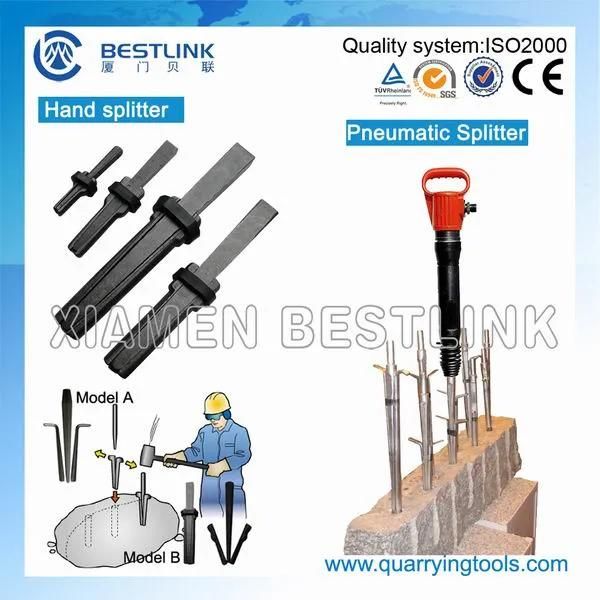 Traditional Hand Tool Conrecte Rock Stone Splitter by Hammer