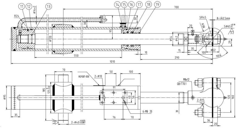 Hydraulic Oil Cylinder for Land Leveller