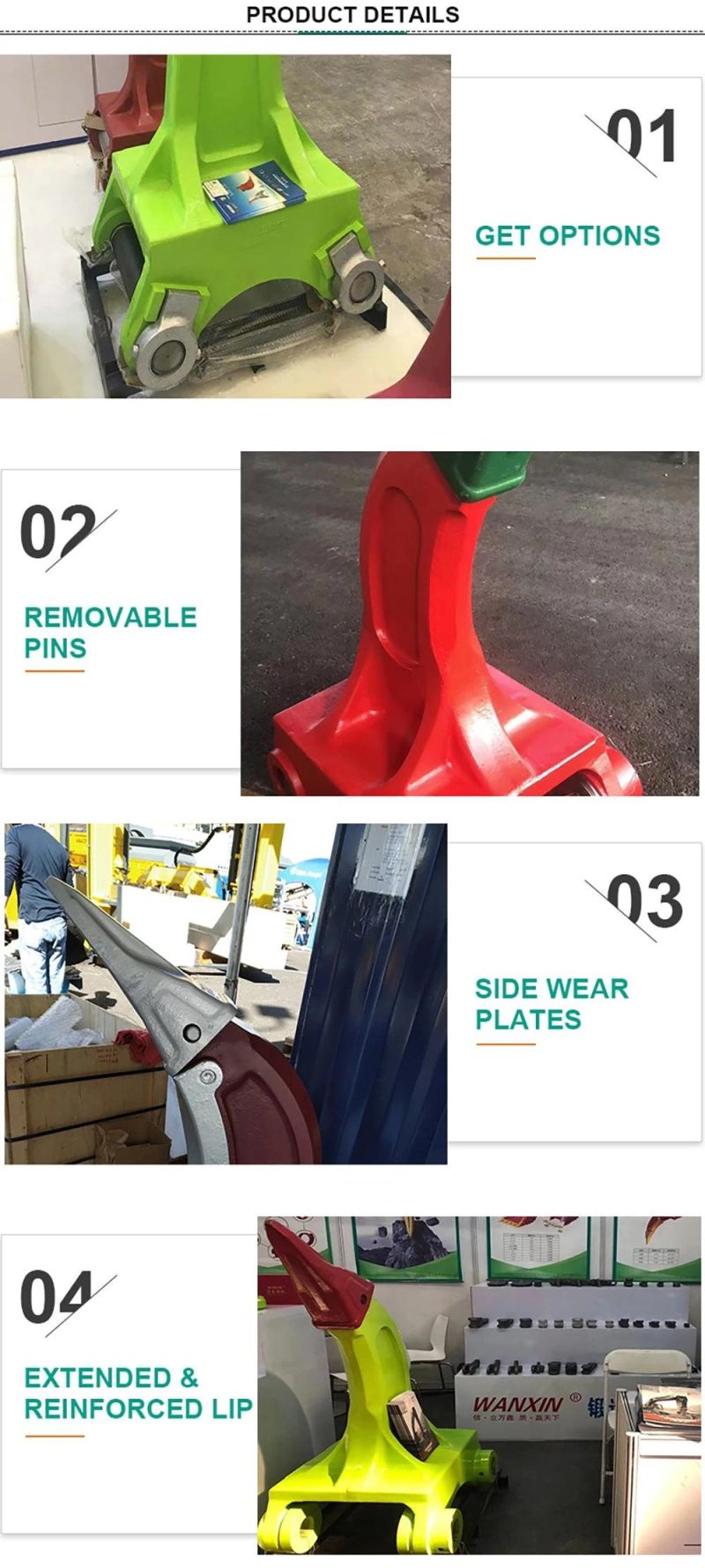 Machinery Parts 208-70-14152tl Excavator Bucket Teeth for PC400