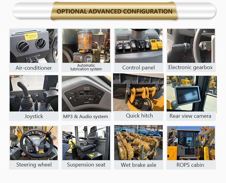 Compact Garden Loader 600kg Mini Wheel Loader with CE